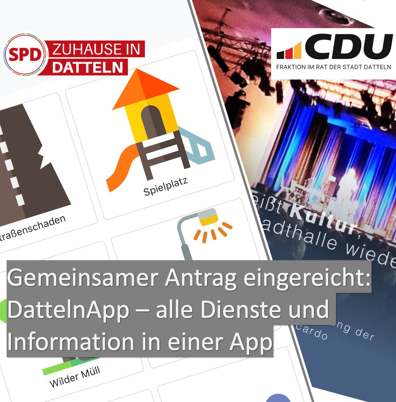 DattelnApp — gemeinsamer Antrag von SPD und CDU