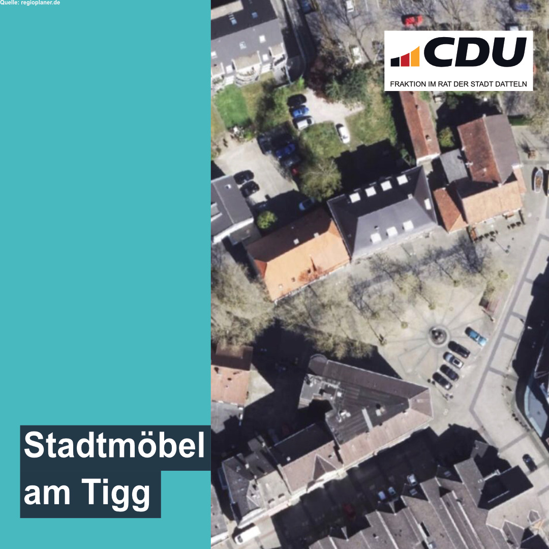 Stadtmöbel am Tigg