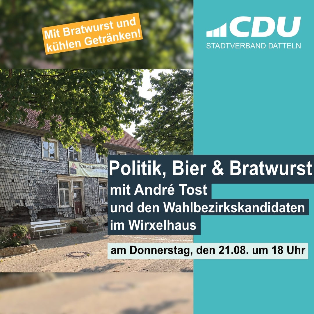 Politik, Bier und Bratwurst