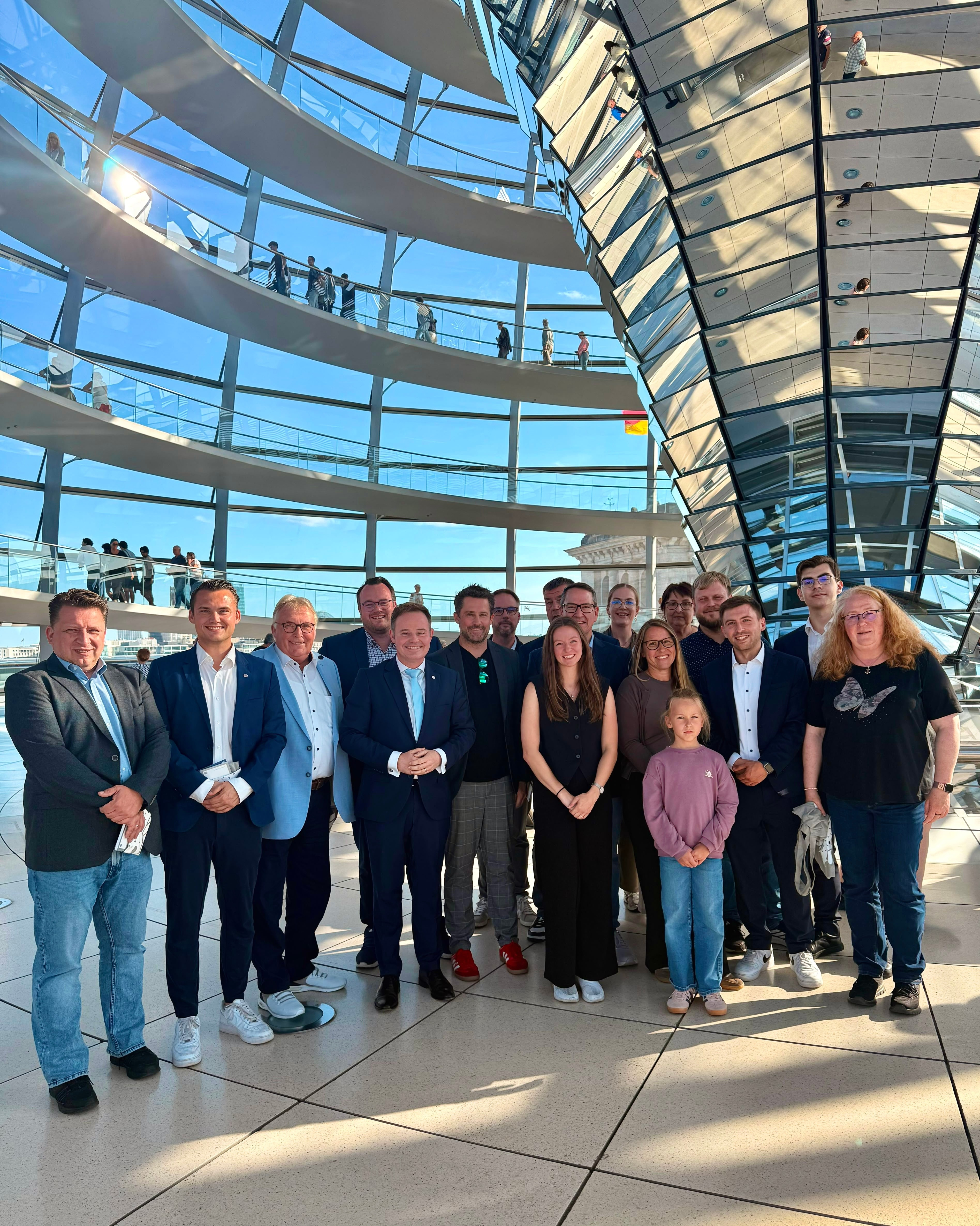 CDU Datteln zur politischen Informationsfahrt in Berlin